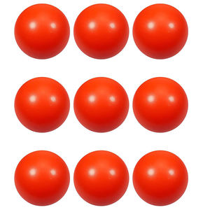 Balle anti-stress en mousse rouge Squeeze Balles anti-stress Exercice des mains Jouets de soulagement sensoriel spongieux pour l'anxiété - Product Image 3