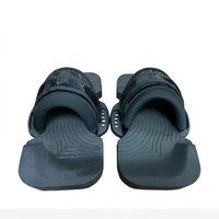 Offre Spéciale Tendance : Fixations de Planche de Surf en Mousse Noire Rembourrée, Sangles de Kiteboard, Repose-Pieds Efoil à Traction Rainurée et Réglables
