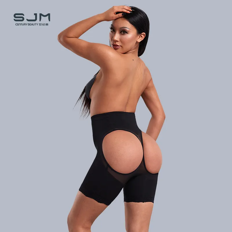 Yüzyıl güzellik kadınlar High End 2-In-1 Shapewear külot artı boyutu popo kaldırıcı zayıflama pantolon Haute Faconnage şort şekillendirme