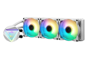 Pour MSI MAG CoreLiquid 360R V2 refroidisseur de liquide CPU blanc refroidissement par eau PC avec dissipateur thermique en aluminium pour <span class=keywords><strong>processeur</strong></span> - Product Image 2
