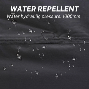 Tente de garage pliable pour moto, grande capacité, anti-UV, hydrofuge, anti-poussière, en polyester 210D, 220x160x175cm, 90D16A Moto - Product Image 5