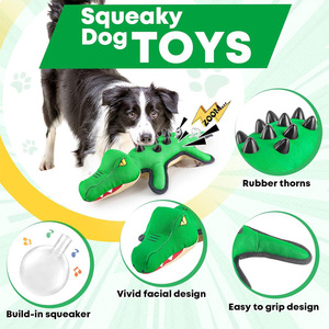 Interactive <strong>Puppy</strong> Squeaky Pet Nibble On Dog Toys Cartoon-Style Anxiety And Stress Relief Tool - Product Image 4