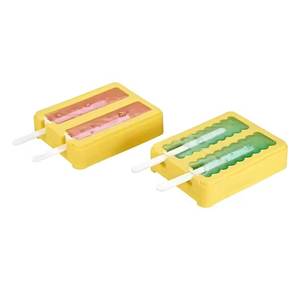 Moule à glace en silicone empilable sans BPA avec couvercle facile à utiliser, forme cube, pour bâtonnets de glace, jus, café, thé, vin, bière - Product Image 2