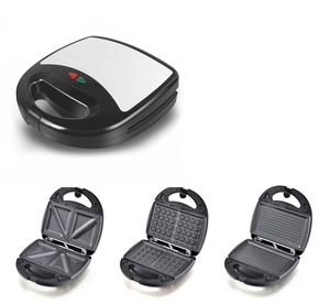 Grill électrique 7 <span class=keywords><strong>en</strong></span> <span class=keywords><strong>1</strong></span> antiadhésif détachable, <span class=keywords><strong>2</strong></span> tranches, mini <span class=keywords><strong>gaufrier</strong></span>, appareil à sandwich professionnel, appareil à panini - Product Image 1
