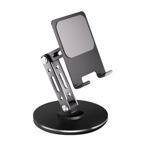 Soporte de escritorio perezoso Soporte de tableta de teléfono de aleación de aluminio giratorio - Product Image 5