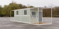 Maison préfabriquée pliable et extensible de 20 pieds ou 40 pieds, chambre à coucher, maison mobile de luxe, casa contenedor