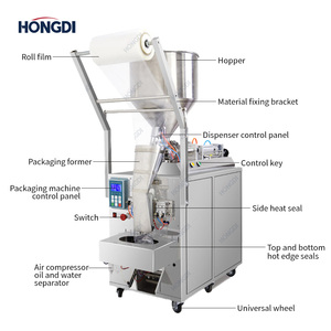Automatic Vertical Paste Packaging <b>Machine</b> Stainless Steel Sauce <b>Honey</b> Ketchup Wrapping Film Bags Filling Sealing <b>Machine</b> - Product Image 3