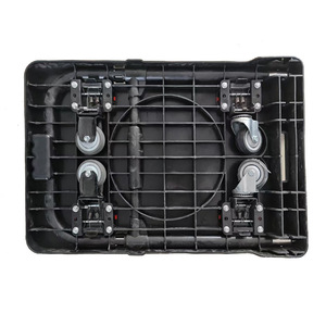 <b>Trolley</b> Pull Luggage <b>Trolley</b> Warehouse Trailer Portable Universal Wheel Four-Wheel Folding Mute Pull Handling <b>Trolley</b> - Product Image 4