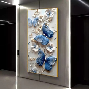 Peinture murale LED personnalisée en porcelaine cristalline à impression haute définition pour restaurant, décoration intérieure tendance, peinture pour porche - Vente en gros - Product Image 3