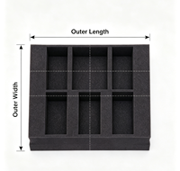Plateau blister personnalisé floqué, insert en plastique avec doublure douce pour emballage intérieur de boîte cadeau d'appareils 3C