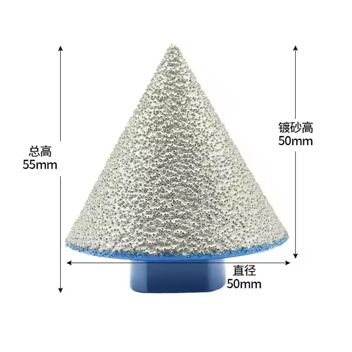 Diamond Cone Bevel Grinding Head Chamfering