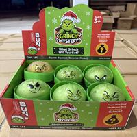 Nouveau jouet sensoriel anti-stress en forme de monstre vert de Noël, à remontée lente, en boîte, cadeau pour les 14 ans et plus