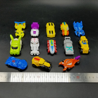 Grosir berbagai mainan anak-anak lucu kendaraan plastik transformasi Robot mainan mengubah mobil