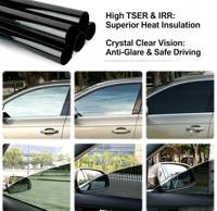 Proveedores Mayoristas de Película de Tinte para Ventanas de Cerámica Nano, 99% UVR + 99% IRR, Alto Rechazo de Calor, Tinte para Ventanas de Automóvil de 1.8mil