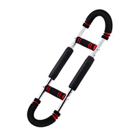 Barra de potencia de Metal portátil Twister, potenciador Muscular de fuerza superior del cuerpo, expansor de pecho Maestro de muslo, ejercitador de brazo, empuñaduras de mano