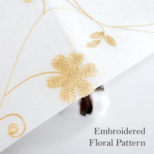 Pas cher et Offre Spéciale Broderie Rideaux Tissus Lin Look Sheer <span class=keywords><strong>Rideau</strong></span> <span class=keywords><strong>Tissu</strong></span> Mètres Rouleau Textiles De Maison - Product Image 2