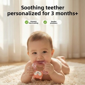 <span class=keywords><strong>Mordedor</strong></span> de Agua Libre de BPA para Bebés de 0 a 12 Meses, Chupete de Grado Alimenticio, Juguetes para la Dentición de Bebés y Niños Pequeños, Venta Directa de Fábrica - Product Image 5