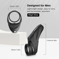 Anneau vibrant en silicone en forme d'éléphant pour homme, jouet de contrôle de l'éjaculation et de retardement de l'éjaculation