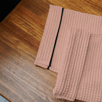 Peignoir de luxe en tissu gaufré pour hôtel et spa, style kimono, pour couple, service OEM, chaud pour motel