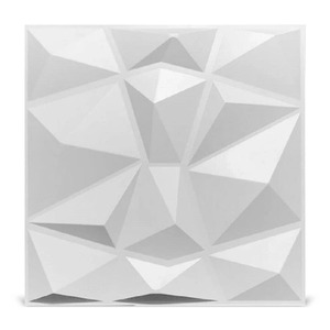 Paneles de pared de PVC texturizados <span class=keywords><strong>3D</strong></span> para decoración de interiores-12 ''x 12'' negro, paquete de 33 azulejos, solución de revestimiento de paredes - Product Image 3