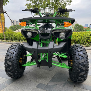 <span class=keywords><strong>Cuatrimoto</strong></span> Todoterreno de <span class=keywords><strong>4</strong></span> Ruedas y <span class=keywords><strong>4</strong></span> Tiempos, Fabricada en Fábrica, Color Verde, con Portaequipajes para Recreación al Aire Libre, 125cc ATV - Product Image 1