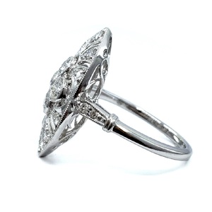 Anneaux de mariage éternels en or blanc massif 18 carats de haute qualité, nouvelle conception, diamants réels taille brillant, vente en gros à Hong Kong pour femmes - Product Image 2