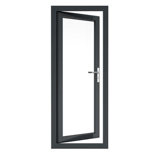 سعر أثاث معدات الحديد التجارية المتأرجحة من الباب الخارجي ، باب أرجوحة منزلي من الألياف الزجاجية للفناء المزدوج - Product Image 1