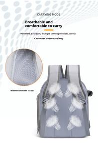 Tas Oxford pembawa hewan peliharaan portabel, tas pembawa hewan peliharaan untuk kucing ruang besar antilembap - Product Image 6