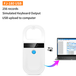 Считыватель <span class=keywords><strong>RFID</strong></span> для животных, 134,2 кГц, 125 кГц, устройство для считывания идентификационных данных домашних животных, сканер микрочипов для кошек и собак, считыватель FDX-B стеклянных чипов - Product Image 5