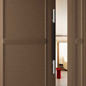 Poignée de <span class=keywords><strong>porte</strong></span> en verre en acier inoxydable personnalisée minimaliste, grande poignée pour villa, bureau, salle de réunion, quincaillerie de <span class=keywords><strong>porte</strong></span> en bois à pousser et à tirer - Product Image 3