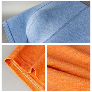 Ropa interior Premium para hombre, Calzoncillos Bóxer sólidos, transpirables, suaves, que absorben la humedad, bolsa sin moscas, ropa interior bóxer de Lyocell para hombres - Product Image 4