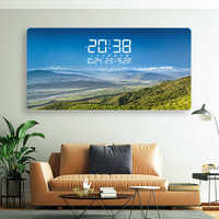 Nouvelle Horloge Murale Numérique 2026 pour Restaurant, Tableau Décoratif Rizhao Jinshan pour Salon, Horloge Murale de Fond, Peinture Décorative