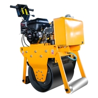 Nouvelle machine de compactage de rouleaux de route de conception compacteur de rouleau de route de haute qualité marchant derrière le double en acier pour la comaction d'asphalte