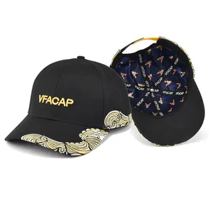 Snap Back Chapeau Baseball Hats Cap Lined Custom Embroidery Private Label Silk Satin For Women Custom Design Is Ok 6-panel Hat