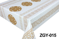 Großhandel Europäischer Luxus Vintage-Stil PVC-Kunststoff Rechteckige Tischdeckenrolle für Frühling Innen- und Außenbereich