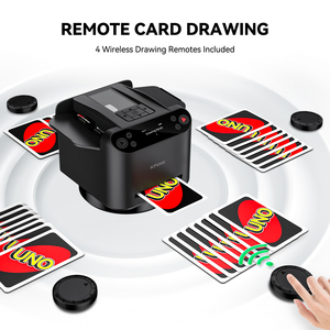 Nouveau Mélangeur de Cartes Automatique et <span class=keywords><strong>Machine</strong></span> de <span class=keywords><strong>Poker</strong></span> Électronique Portable MAX 6 pour Soirées <span class=keywords><strong>Poker</strong></span> à Domicile et Nuits de Jeux en Famille - Product Image 3