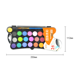 Ensemble de peinture à l'<span class=keywords><strong>aquarelle</strong></span> à la gouache sèche, sûre et Non toxique, pour enfants, dessin, création - Product Image 6
