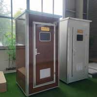 Toilettes publiques préfabriquées pour l'extérieur, toilettes mobiles portables pratiques