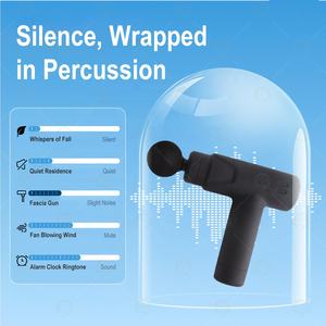 Fabrika Toptan Özel Logolu Taşınabilir Küçük Fasya Tabancası Spor Salonu Derin Doku Mini Masaj Tabancası Sırt Vücut Kas Fasya Tabancası Rahatlama İçin - Product Image 5