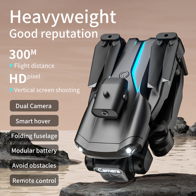 M Model Drone Dual Camera Smart Hover Folding Fuselage 5G Transmission