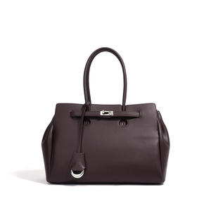Sac fourre-tout en cuir véritable de grande capacité pour femmes étanche navettage polyvalent Niche sac fourre-tout pour femmes - Product Image 5
