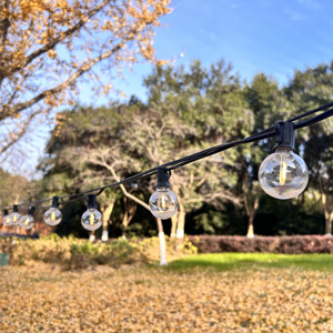 Garland Street Deco Solar G40 Remote Control Waterproof Wedding Lamp Solar Globe Patio Fesoon <strong>String</strong> <strong>Light</strong> - Product Image 6