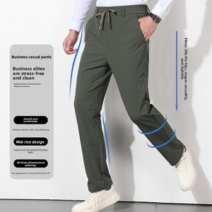 Pantalons en gros de haute qualité, pantalons chino longs droits pour hommes, pantalons décontractés personnalisés, pantalons noirs pour hommes, vente en gros en Chine - Product Image 2