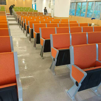 Ensemble de bureau et de chaise d'école pliable et durable au design moderne, adapté aux salles de classe à étages, aux salles de conférence et aux lieux de formation