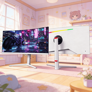 Moniteur de jeu incurvé économique <span class=keywords><strong>34</strong></span> <span class=keywords><strong>pouces</strong></span> 1000R 3440x1440 200Hz 1ms Écran VA rapide HDR400 FreeSync pour le bureau - Product Image 1