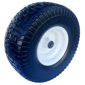 Pneu et roue anti-crevaison <span class=keywords><strong>de</strong></span> haute qualité <span class=keywords><strong>de</strong></span> 15 pouces pour tondeuse à gazon, <span class=keywords><strong>roues</strong></span> en mousse PU <span class=keywords><strong>6</strong></span>.00-<span class=keywords><strong>6</strong></span> pour tondeuse à gazon, épandeur, <span class=keywords><strong>poussette</strong></span> et chariot - Product Image 1