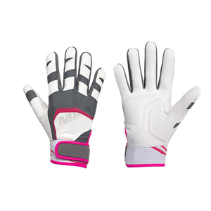 Vente en gros OEM de gants professionnels pour club de sport de baseball gants de frappeur de baseball gants de frappeur de baseball en cuir véritable pour jeunes - Product Image 4