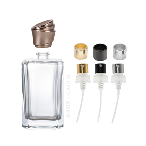 <strong>World</strong> Best Selling Products Silk Screen Printing Rectangular Shape clear 25ml 50ml 100ml Cologne Perfume <strong>Bottle</strong> with Metal Lid - Product Image 6