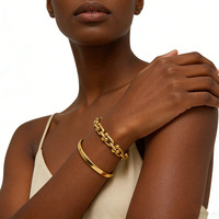 Bracelet de Luxe pour Femme, Tendance et Élégant, Anti-ternissement, Accessoires de Bijouterie en Gros