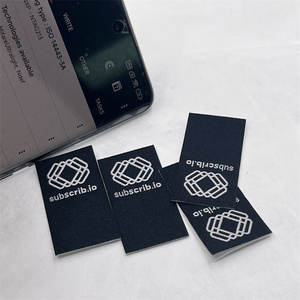 Etiquetas de Ropa con Logotipo NFC Personalizado, Etiquetas Tejidas Cosidas para Prendas, Etiquetas Plegables para Ropa - Product Image 4